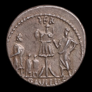 Roman Republic, L. Aemilius Paullus, AR Denarius, Concordia (Goddess of Agreement) - 62 BCE - Roman Republic