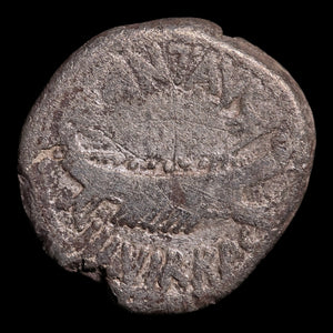 Roman Republic, Mark Antony, AR "Legionary Denarius" - 32 to 31 BCE - Roman Republic