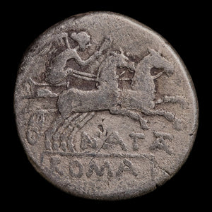 Roman Republic, Pinarius Natta, AR Denarius, Roma & Victory - 149 BCE - Roman Republic