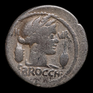 Roman Republic, L. Furius Brocchus, AR Denarius, Ceres (Agriculture & Motherhood) - 63 BCE - Roman Republic