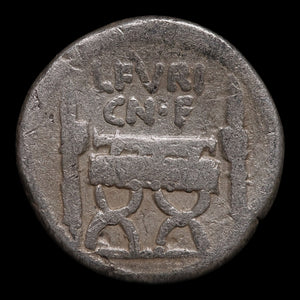 Roman Republic, L. Furius Brocchus, AR Denarius, Ceres (Agriculture & Motherhood) - 63 BCE - Roman Republic