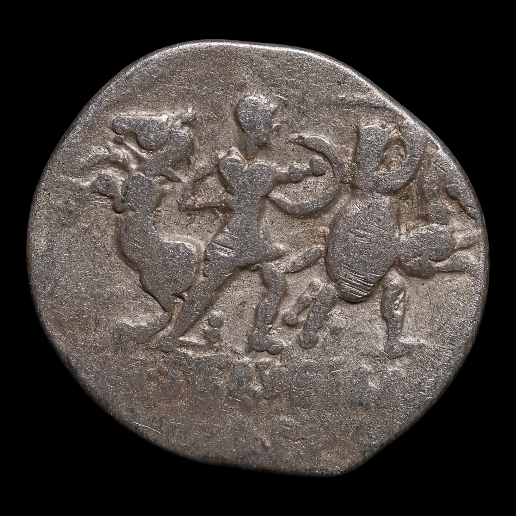 Servillus Roman Republic, M. Servilius, AR Denarius, Roma & Soldiers - 100 BCE ...