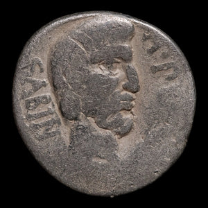 Roman Republic, L. Titurius Sabinus, AR Denarius, King Tatius - 89 BCE - Roman Republic