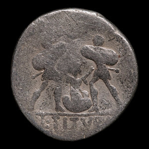 Roman Republic, L. Titurius Sabinus, AR Denarius, King Tatius - 89 BCE - Roman Republic