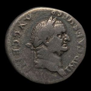 Rome, Emperor Vespasian, AR Denarius, "SPQR" in Wreath - 73 CE - Roman Empire