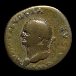 Rome, Emperor Vespasian, AR Denarius, Jupiter (God of Sky & Thunder) - 76 CE - Roman Empire