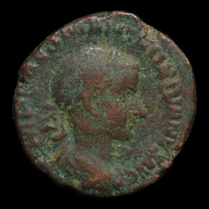 Rome, Emperor Gordian III, AE As, Liber (God of Wine) - 240 CE - Roman Empire