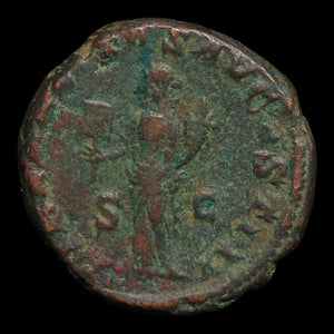 Rome, Emperor Gordian III, AE As, Liber (God of Wine) - 240 CE - Roman Empire