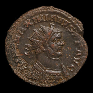 Rome, Carausian Revolt, BI Antoninianus of Maximian Issued Under Carausius (Rare Type) - 286 to 293 CE - Roman Empire