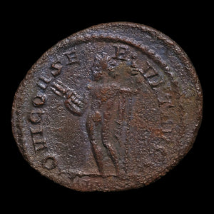 Rome, Emperor Diocletian, BI Antoninianus, Jupiter (God of Sky & Thunder) - 285 to 286 CE - Roman Empire