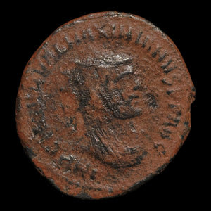 Rome, Emperor Maximian, BI Antoninianus, Hercules (Greek Hero) - 285 to 295 CE - Roman Empire