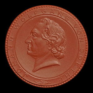 East Germany, Johann Wolfgang von Goethe Porcelain Commemorative Medal - 1947 to 1988 CE - German Democratic Republic