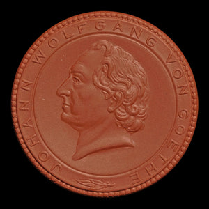 East Germany, Johann Wolfgang von Goethe Porcelain Commemorative Medal - 1947 to 1988 CE - German Democratic Republic