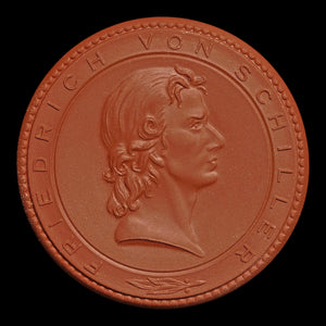 East Germany, Friedrich Von Schiller Porcelain Commemorative Medal - 1948 to 1980 CE - German Democratic Republic