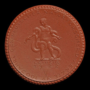 Weimar Germany, Society of German Natural Scientists and Physicians, Porcelain Token - 1922 CE - Weimar Republic