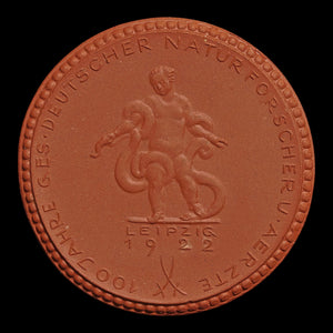 Weimar Germany, Society of German Natural Scientists and Physicians, Porcelain Token - 1922 CE - Weimar Republic