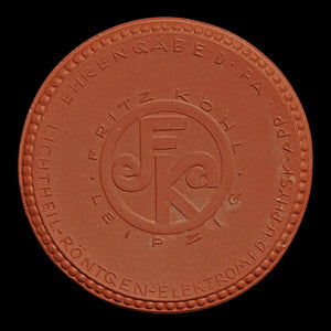 Weimar Germany, Society of German Natural Scientists and Physicians, Porcelain Token - 1922 CE - Weimar Republic