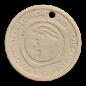 East Germany, "250 Years of German Porcelain," Commemorative Token - 1959 CE - German Democratic Republic