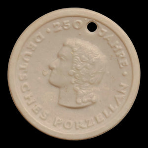 East Germany, "250 Years of German Porcelain," Commemorative Token - 1959 CE - German Democratic Republic