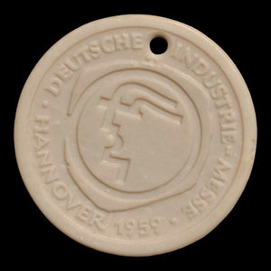 East Germany, "250 Years of German Porcelain," Commemorative Token - 1959 CE - German Democratic Republic