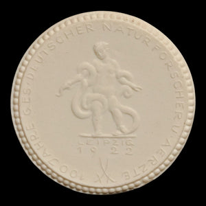 Weimar Germany, Society of German Natural Scientists and Physicians, Porcelain Token - 1922 CE - Weimar Republic
