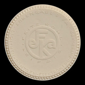 Weimar Germany, Society of German Natural Scientists and Physicians, Porcelain Token - 1922 CE - Weimar Republic