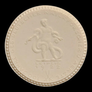 Weimar Germany, Society of German Natural Scientists and Physicians, Porcelain Token - 1922 CE - Weimar Republic