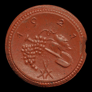 Weimar Germany, Saxony, Porcelain 50 Pfennigs Notgeld (Emergency Money) - 1920 to 1921 CE - Weimar Republic