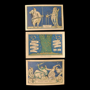 Weimar Germany, City of Kahla, Lot of Three Notgeld Notes - 1921 CE - Weimar Republic