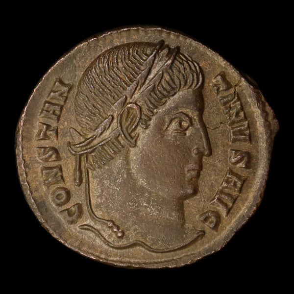 Rome, Emperor Constantine the Great, Bronze Coin, Wreath Reverse - 322 ...