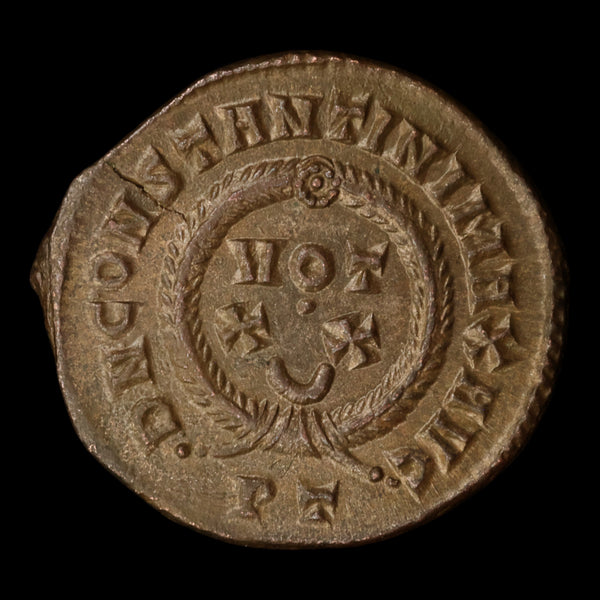 Rome, Emperor Constantine the Great, Bronze Coin, Wreath Reverse - 322 ...