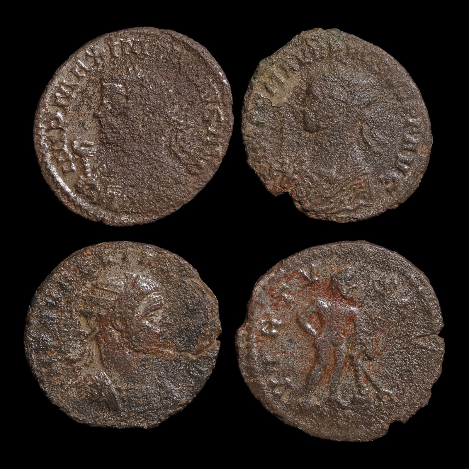 Rome, Late Third Century, Lot of 4 Antoniniani - c. 270 to 305 CE - Roman Empire