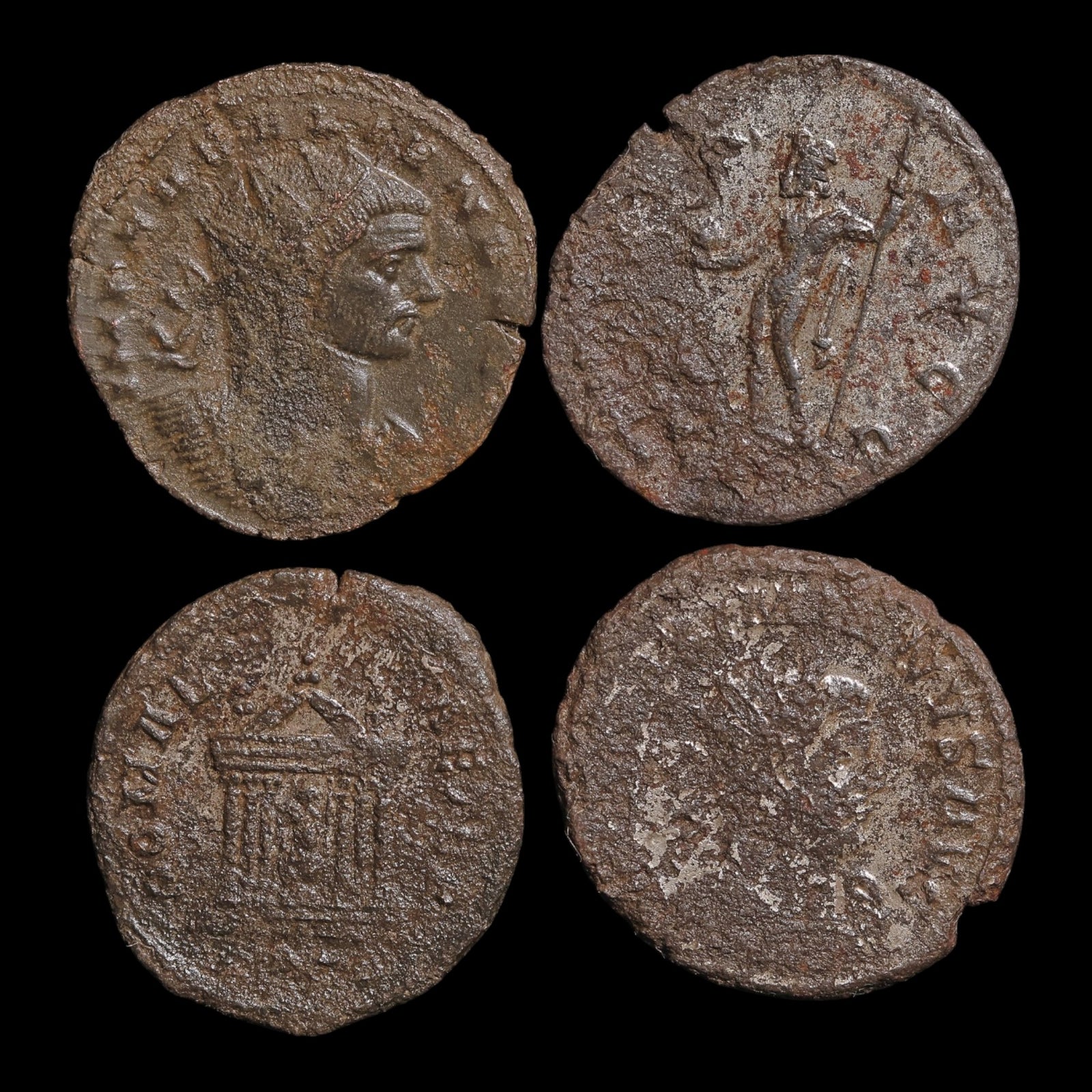 Rome, Late Third Century, Lot of 4 Antoniniani - c. 270 to 305 CE - Roman Empire