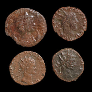 Rome, Crisis of the Third Century, Lot of 4 Antoniniani - c. 253 to 274 CE - Roman Empire