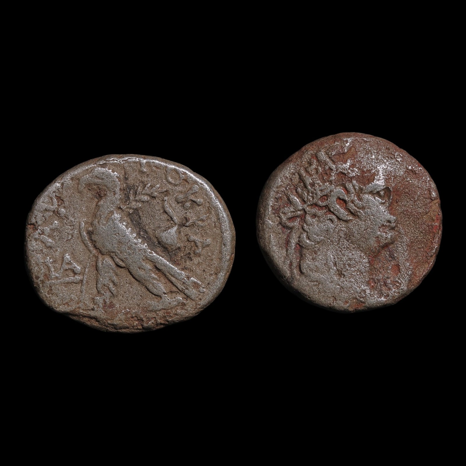 Roman Egypt, Lot or 2 Tetradrachms of Emperor Nero - 54 to 68 CE - Roman Provinces