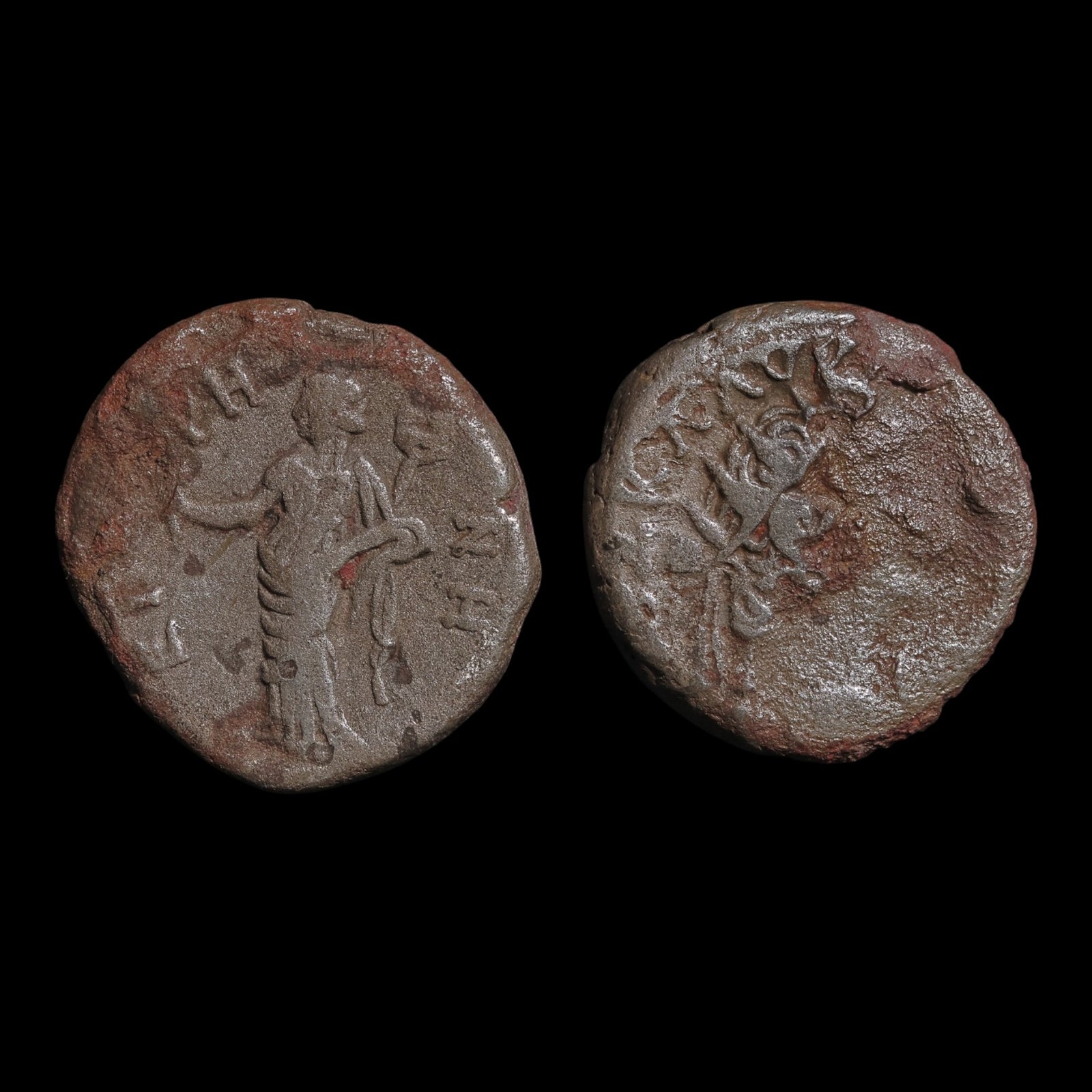 Roman Egypt, Lot or 2 Tetradrachms of Emperor Nero & Vespasian - 54 to 79 CE - Roman Provinces