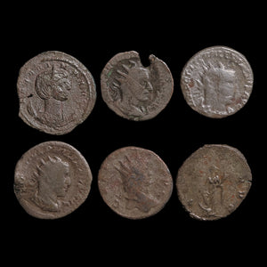 Rome, Lot of 6 Third Century Antoniniani - c. 200 to 300 CE - Roman Empire