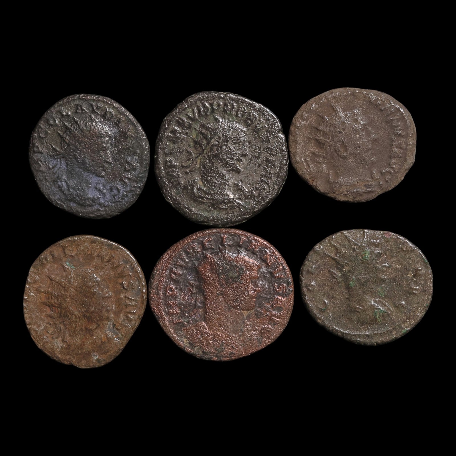Rome, Lot of 6 Third Century Antoniniani - c. 200 to 300 CE - Roman Empire