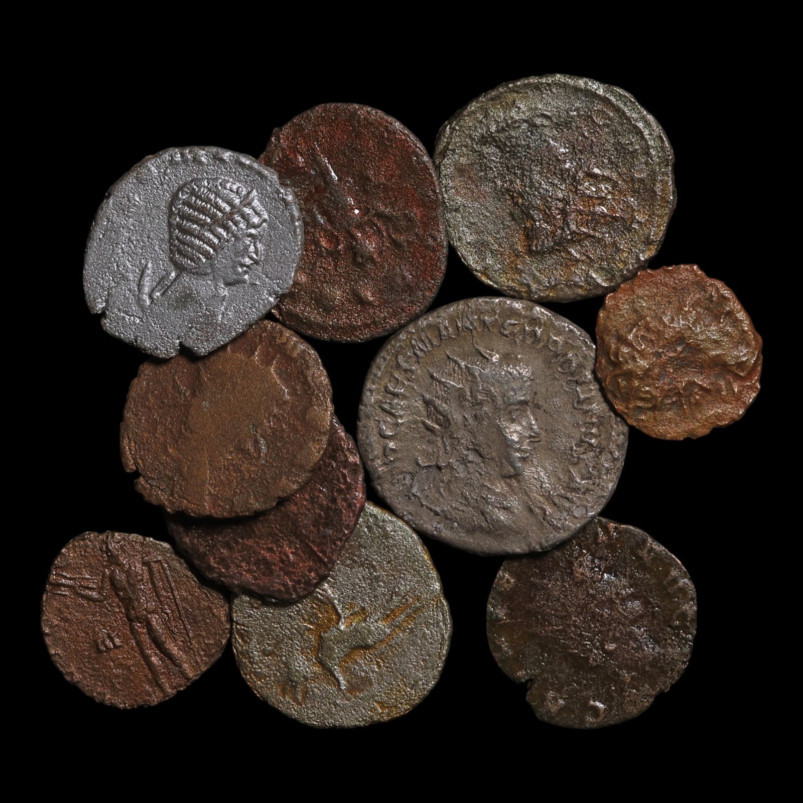 Rome, Lot of 10 Third Century Antoniniani - c. 200 to 300 CE - Roman Empire