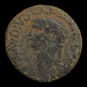 Rome, Emperor Claudius, AE As, Liber (God of Wine) - 50 to 54 CE - Roman Empire