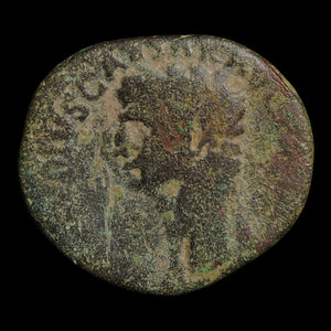 Rome, Emperor Claudius (Fourth Roman Emperor), AE As, Minerva (Goddess of Wisdom) - 50 to 54 CE - Roman Empire