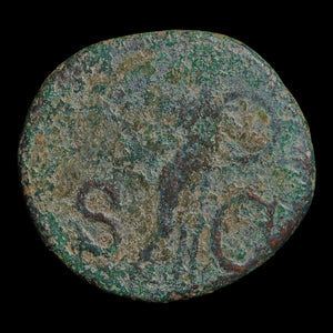 Rome, Emperor Claudius (Fourth Roman Emperor), AE As, Minerva (Goddess of Wisdom) - 50 to 54 CE - Roman Empire