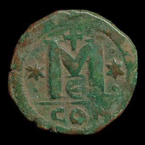 Byzantine Empire, Emperor Justinian I, AE Follis (Sear 160), Constantinople - 527 to 565 CE - Byzantine Empire