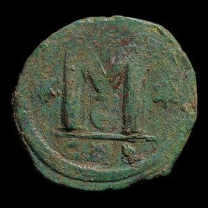 Byzantine Empire, Emperor Justinian I, AE Follis (Sear 160), Constantinople - 527 to 565 CE - Byzantine Empire