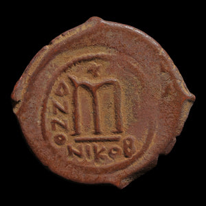 Byzantine Empire, Emperor Phocas and Empress Leontia, AE Follis (Sear 657) - 602 to 603 CE - Byzantine Empire