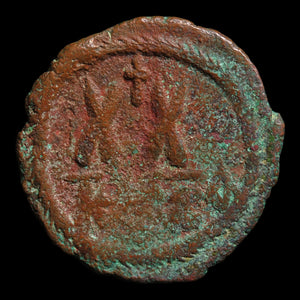 Byzantine Empire, Emperor Phocas, AE Half-Follis (Sear 668) - 602 to 610 CE - Byzantine Empire