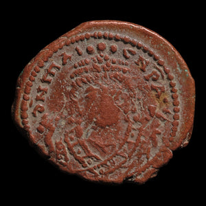 Byzantine Empire, Emperor Maurice Tiberius, AE Decanummium (Sear 537) - 597 to 598 CE - Byzantine Empire