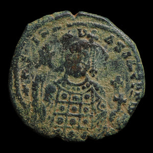 Byzantine Empire, Emperor Nicephorus II, AE Follis (Overstruck on Past Emperor, Sear 1783) - 963 to 969 CE - Byzantine Empire