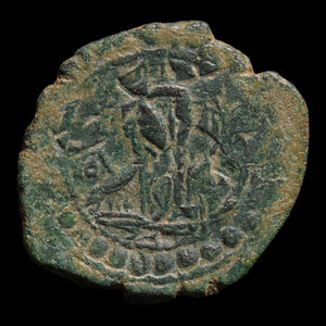 Byzantine Empire, Anonymous Follis, Class K, Portrait of Christ (Attributed to Alexius I) - 1081 to 1118 CE - Byzantine Empire