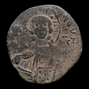 Byzantine Empire, Anonymous Follis, Class B, Portrait of Christ (Attributed to Romanus III) - 1028 to 1034 CE - Byzantine Empire